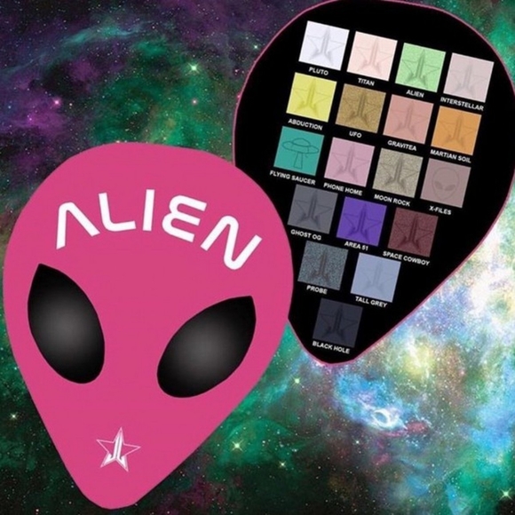 Jeffree Star Makeup Bnib Jeffree Star Alien Eyeshadow Palette Poshmark